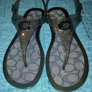 COACH NATALEE JELLY SANDALS